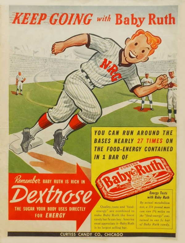 Keep going with Baby Ruth by VINTAGE POSTER